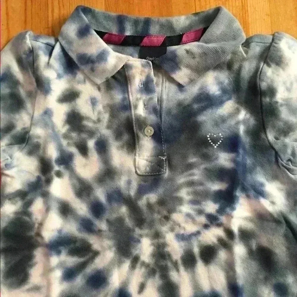 New! Gap Tie Dye polo shirt
